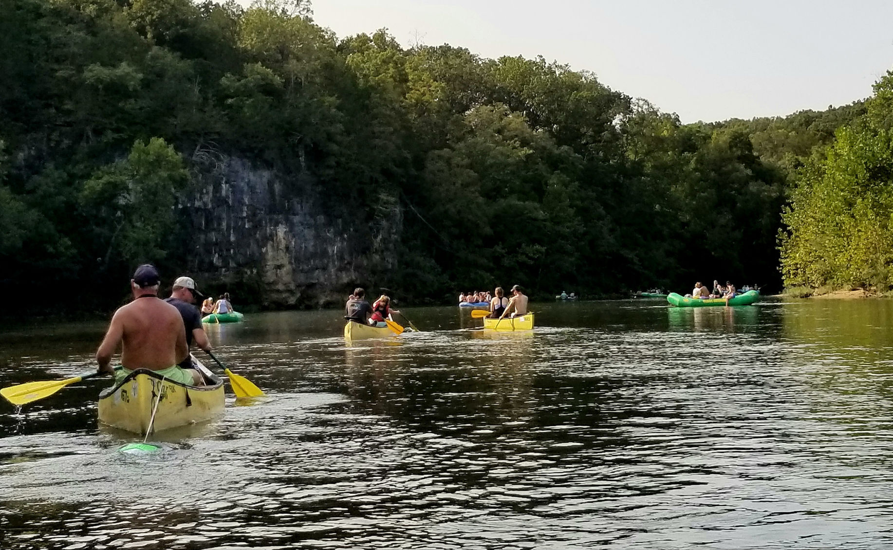 Float trip: Missouri river
